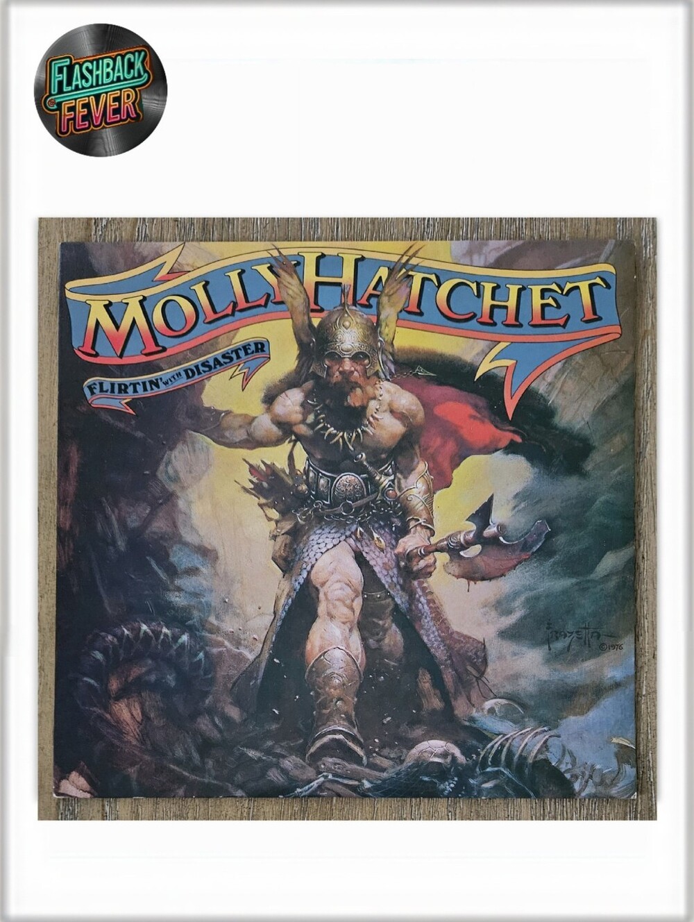 MOLLY HATCHET•Flirtin' With Disaster•1979 US (#JE 36110) Pitman Pressing